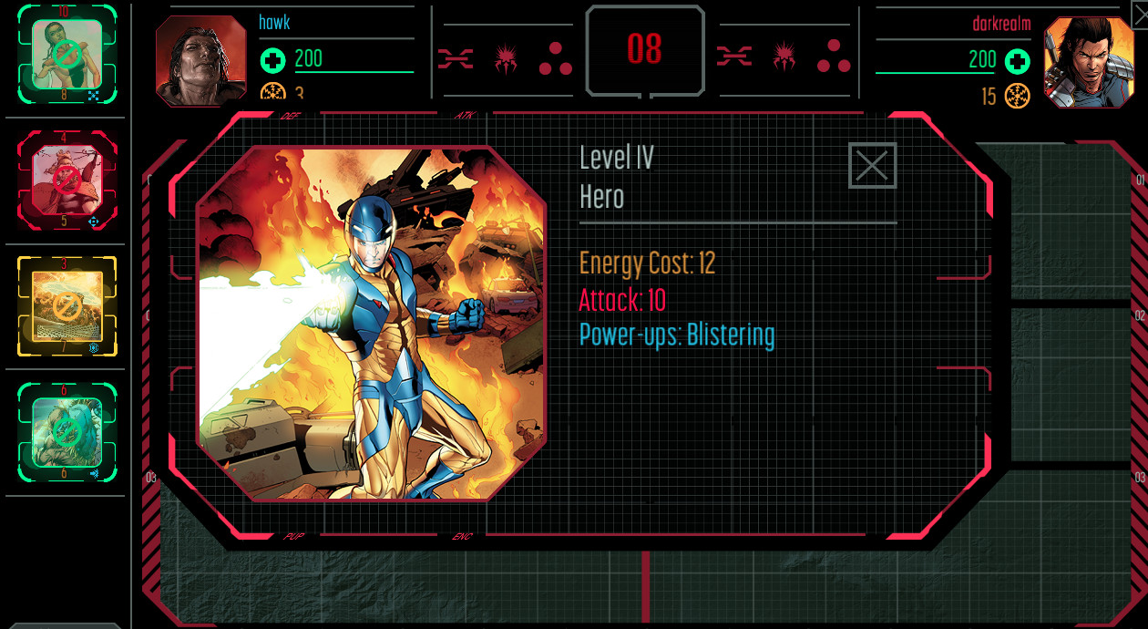Battles of the Valiant Universe CCG screenshot 13