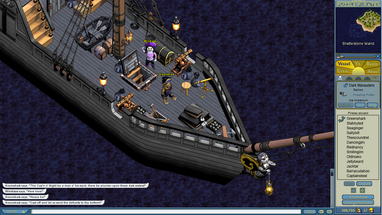 Puzzle Pirates: Dark Seas screenshot 16