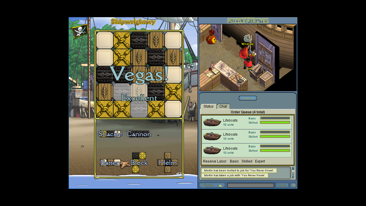 Puzzle Pirates: Dark Seas screenshot 12
