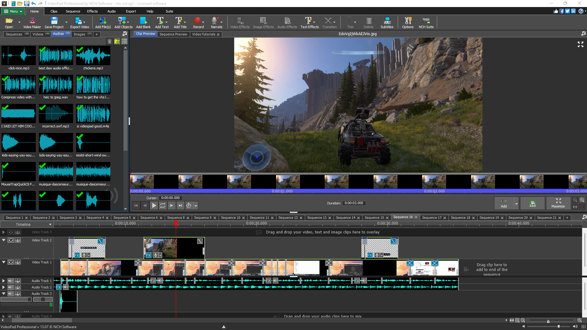 VideoPad Video Editor screenshot 4