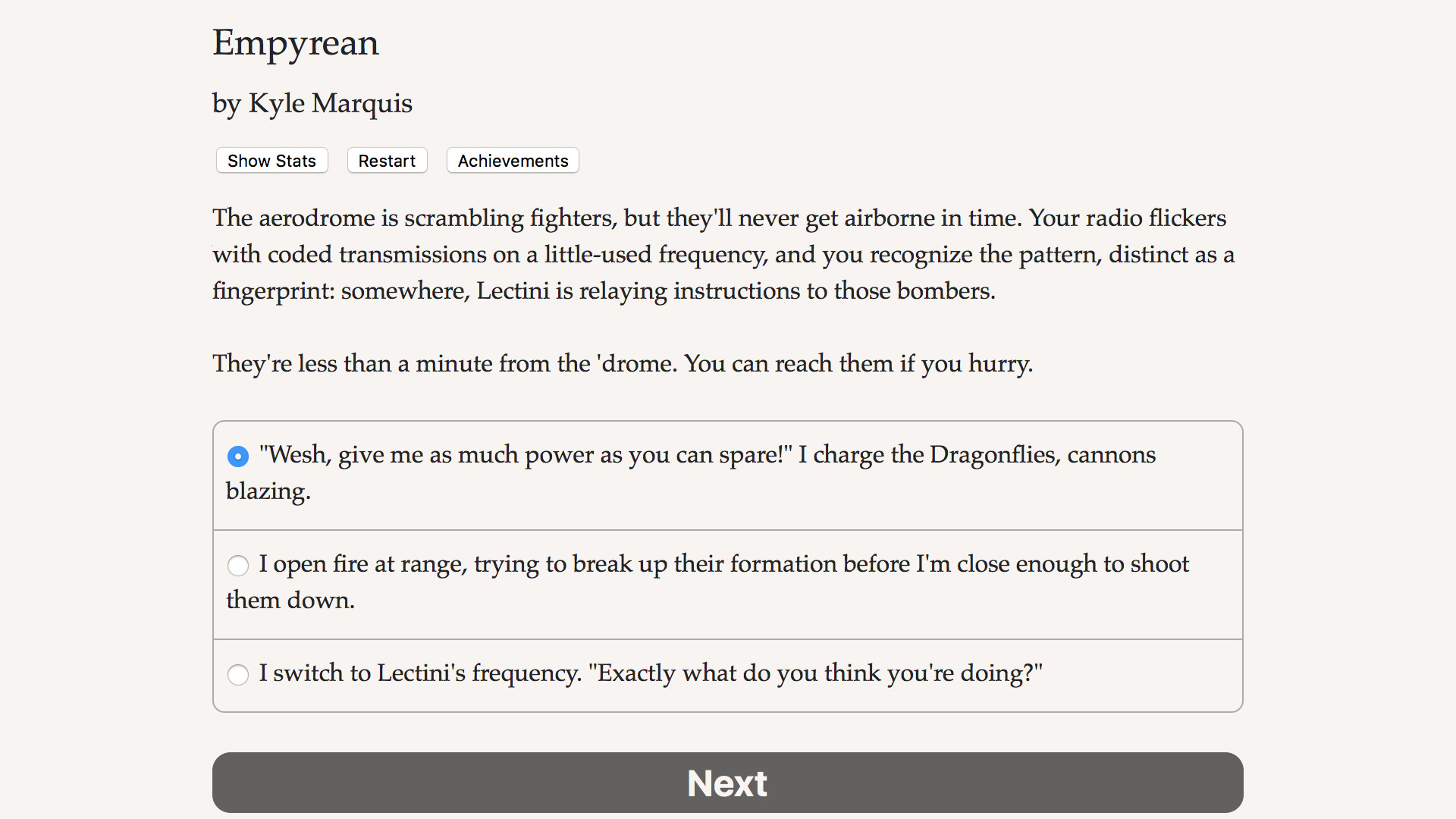 Empyrean screenshot 1