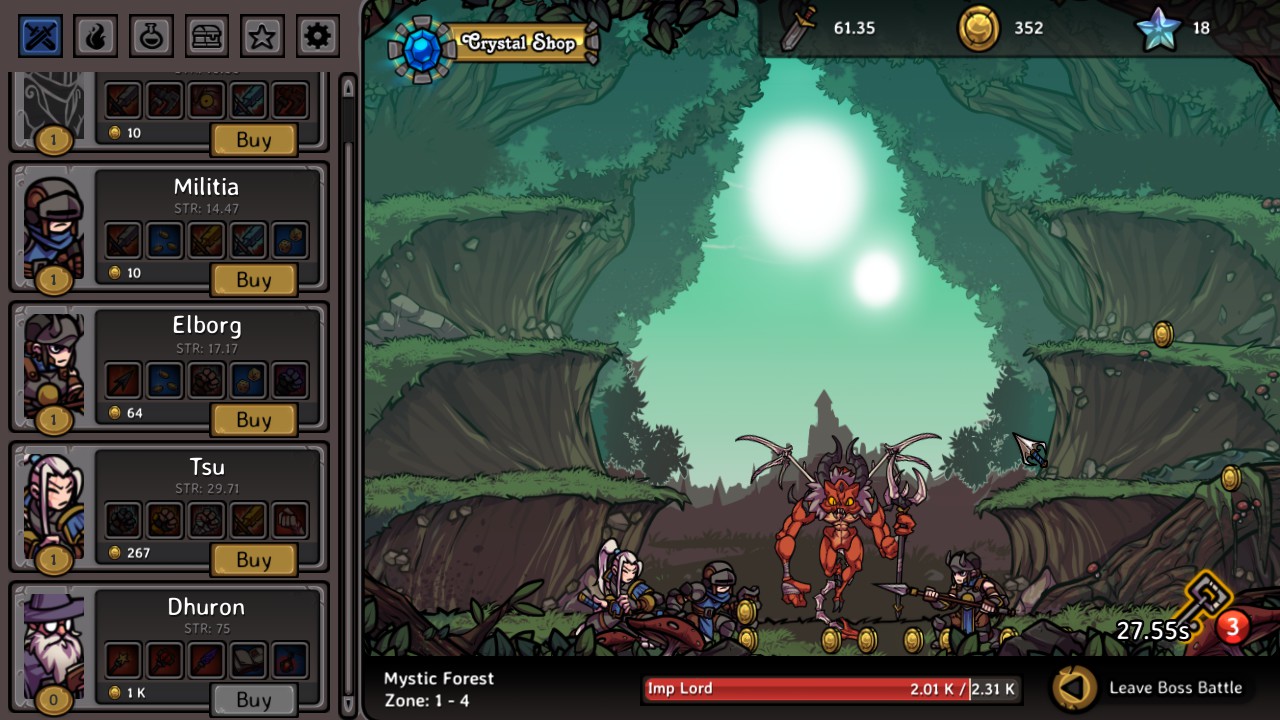 Clicker Guild screenshot 1