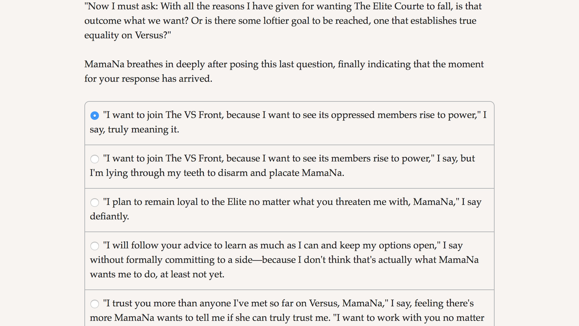 VERSUS: The Elite Trials screenshot 4