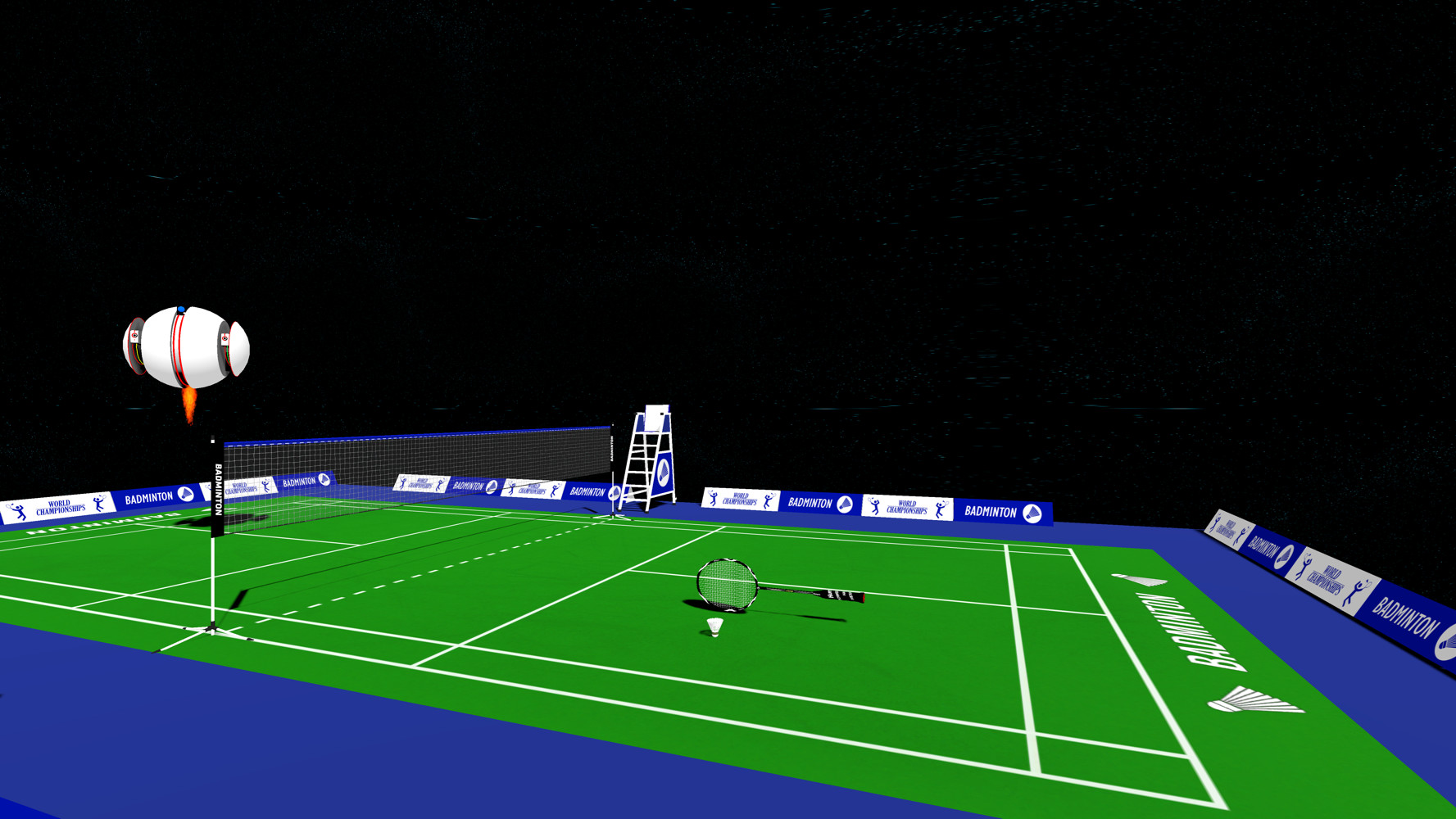 Space Badminton VR screenshot 3