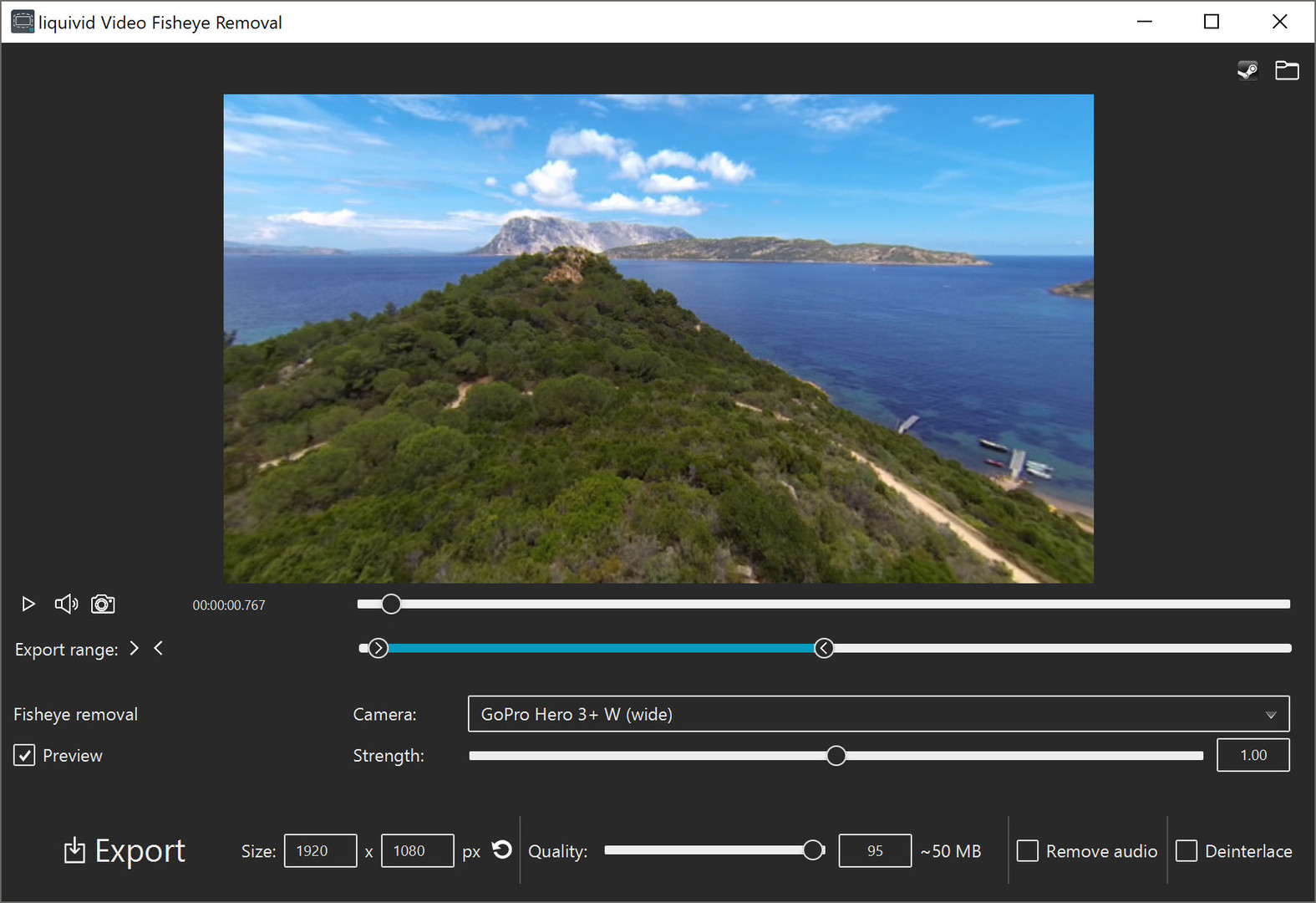 liquivid Video Fisheye Removal screenshot 4