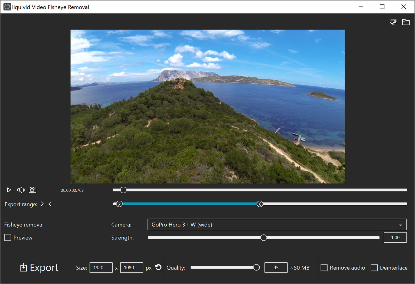 liquivid Video Fisheye Removal screenshot 3