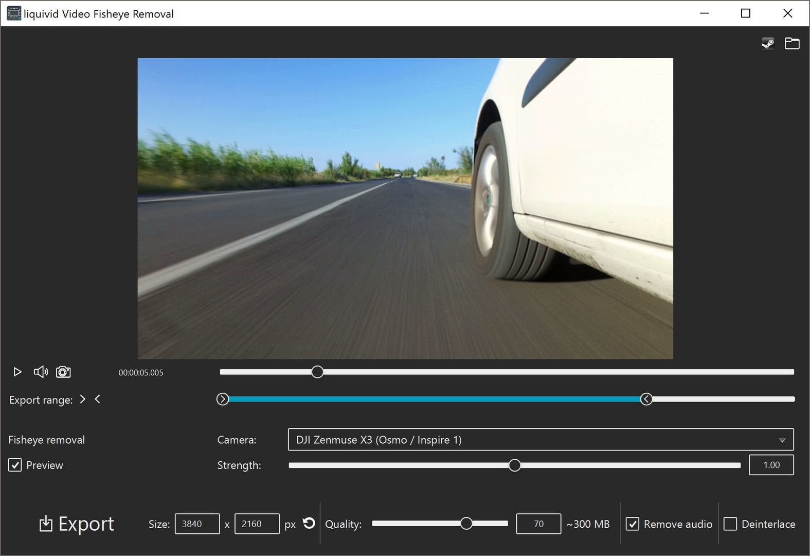 liquivid Video Fisheye Removal screenshot 5