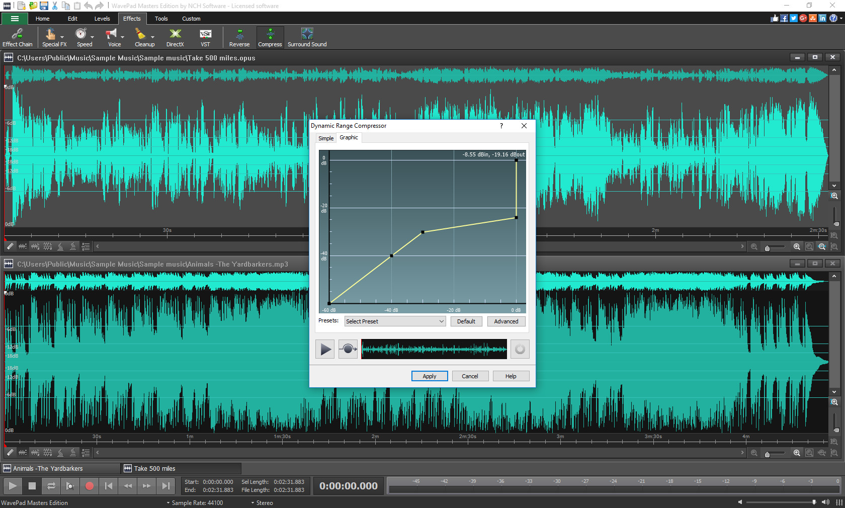 WavePad Audio Editor screenshot 3