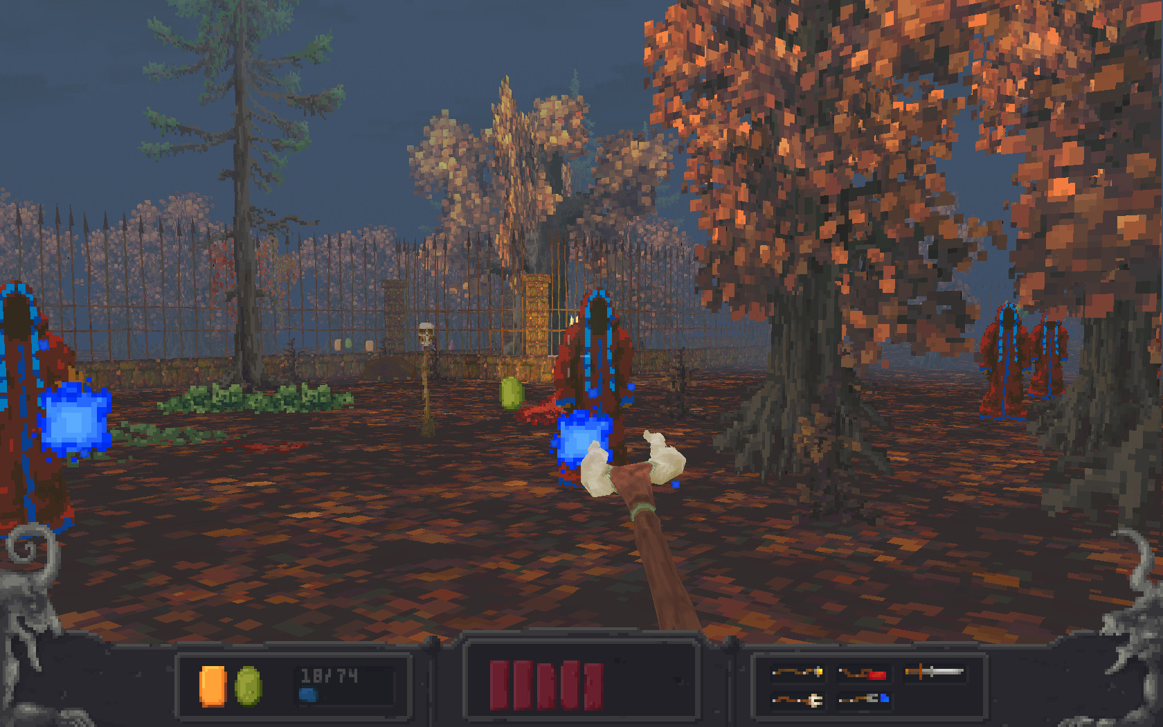 Autumn Night 3D Shooter screenshot 4