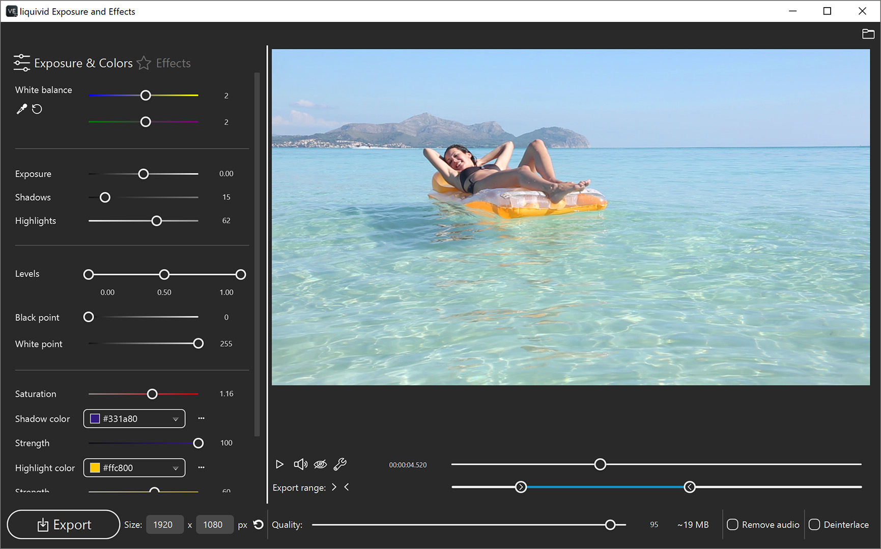 liquivid Video Exposure and Effects screenshot 4