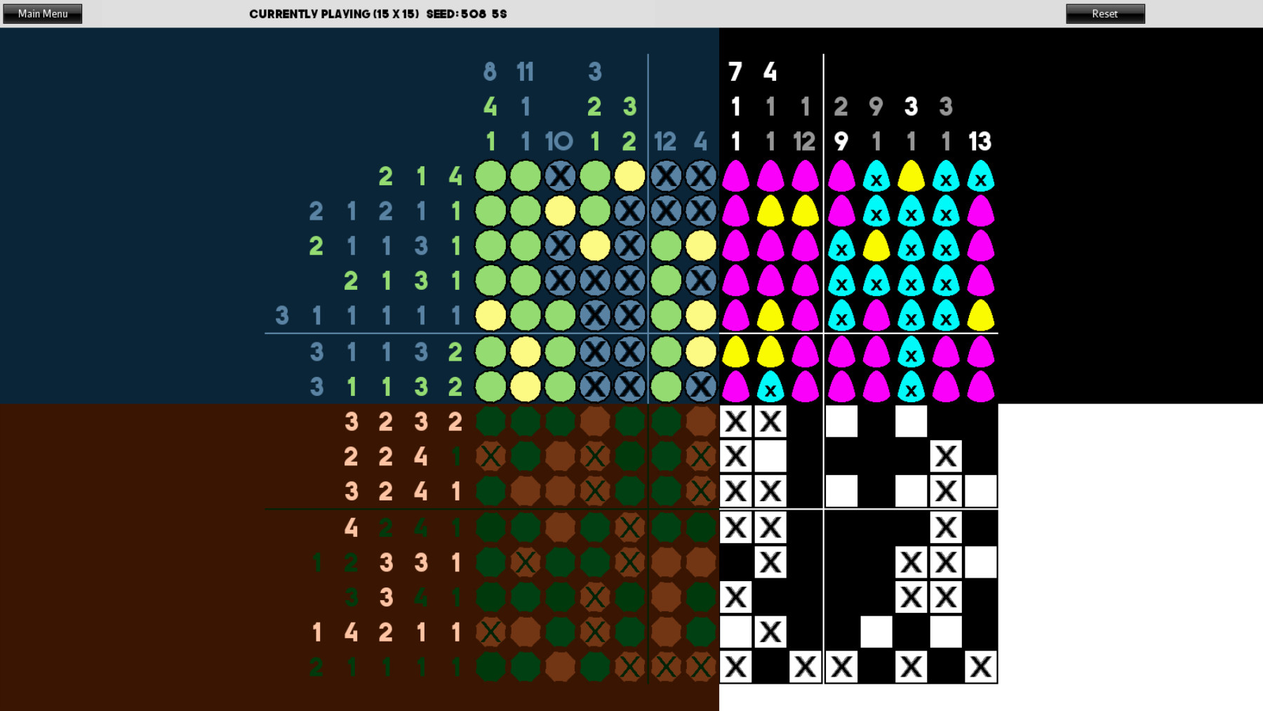 InfiniPicross screenshot 2