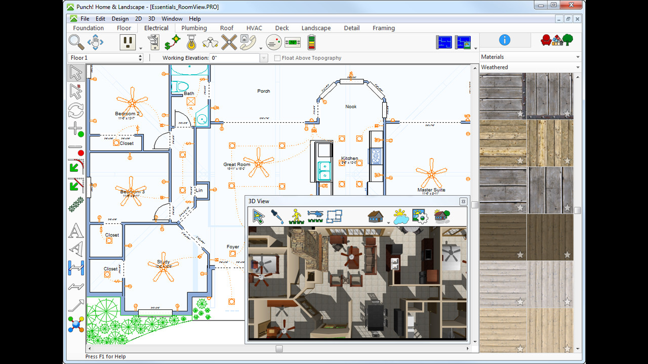 Punch! Home & Landscape Design Essentials v19 screenshot 3