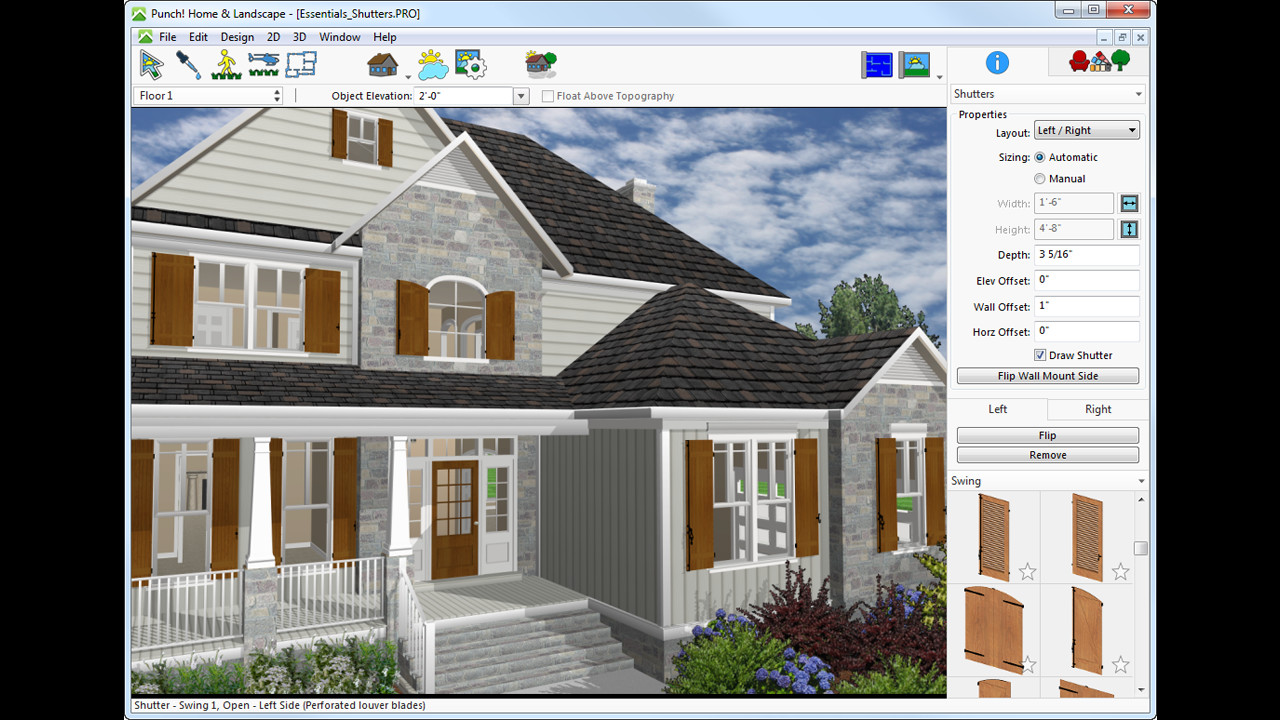 Punch! Home & Landscape Design Essentials v19 screenshot 4