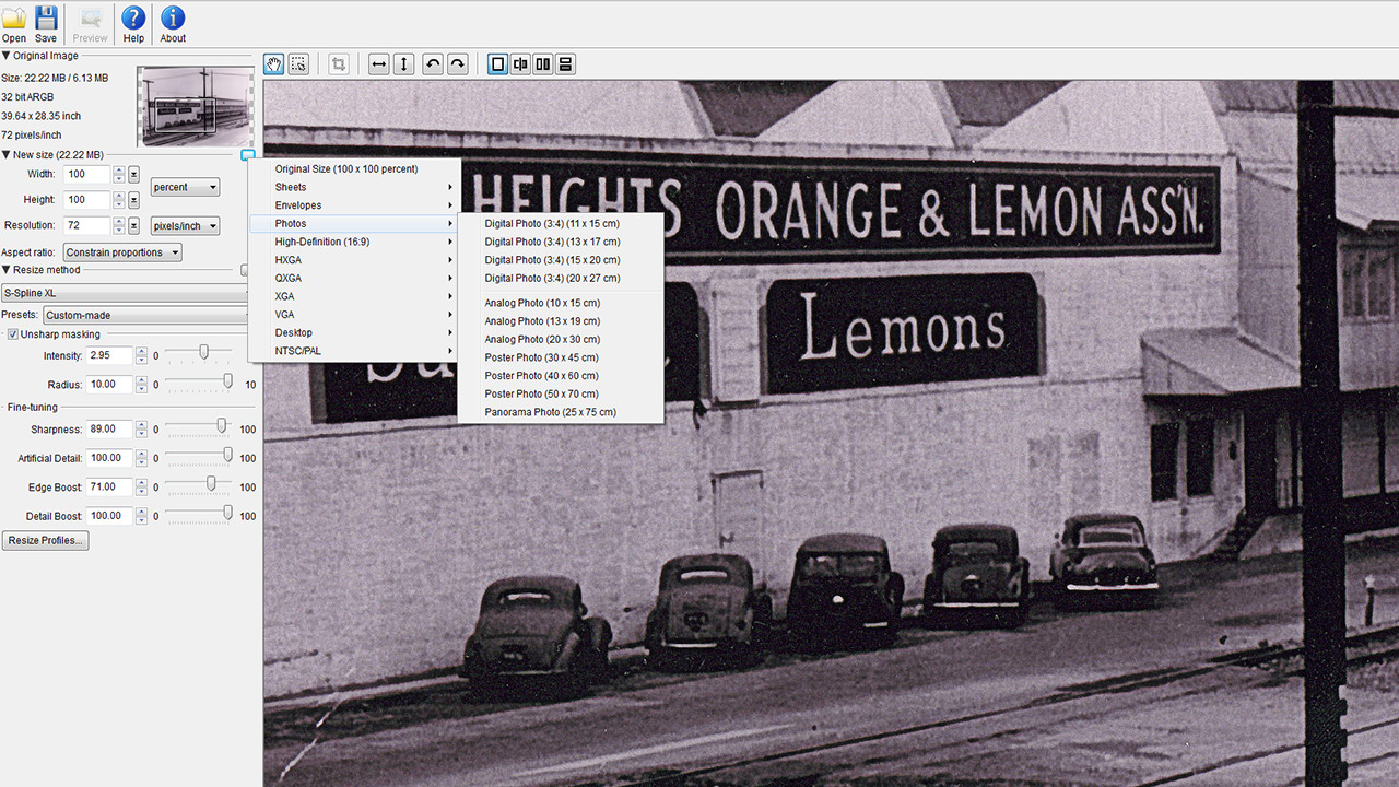 PhotoZoom Classic 6 screenshot 2