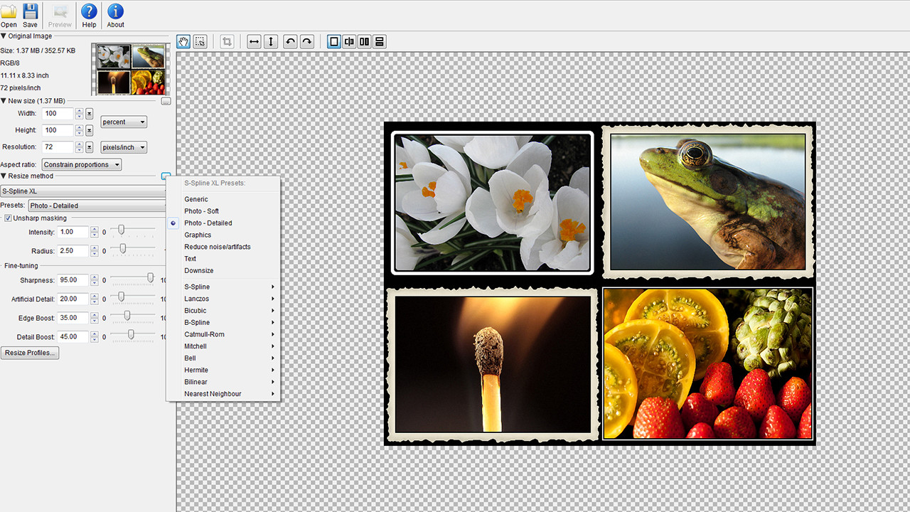 PhotoZoom Classic 6 screenshot 4