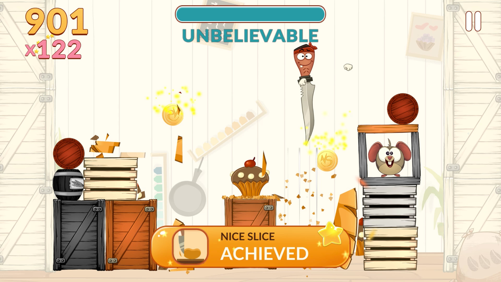 1$ Fun: Nice Slice screenshot 2