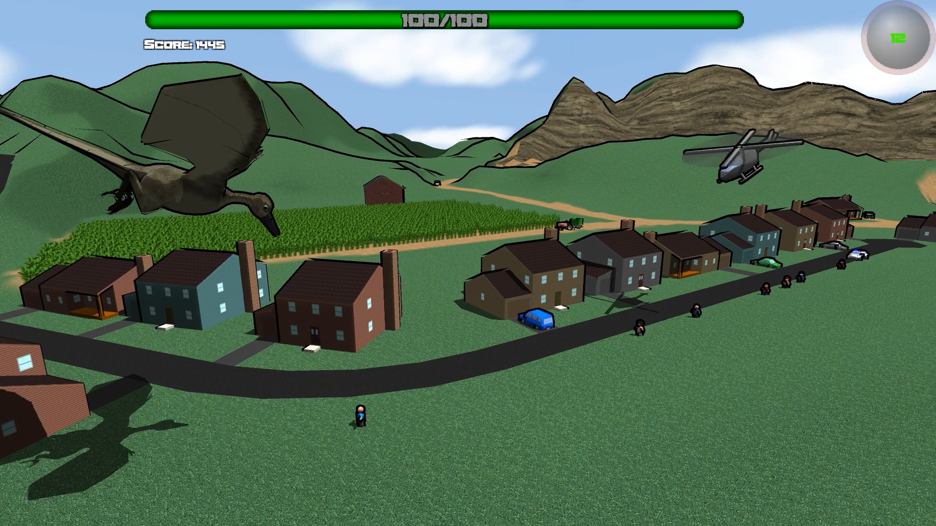 Attack of the Giant Mutant Lizard screenshot 4