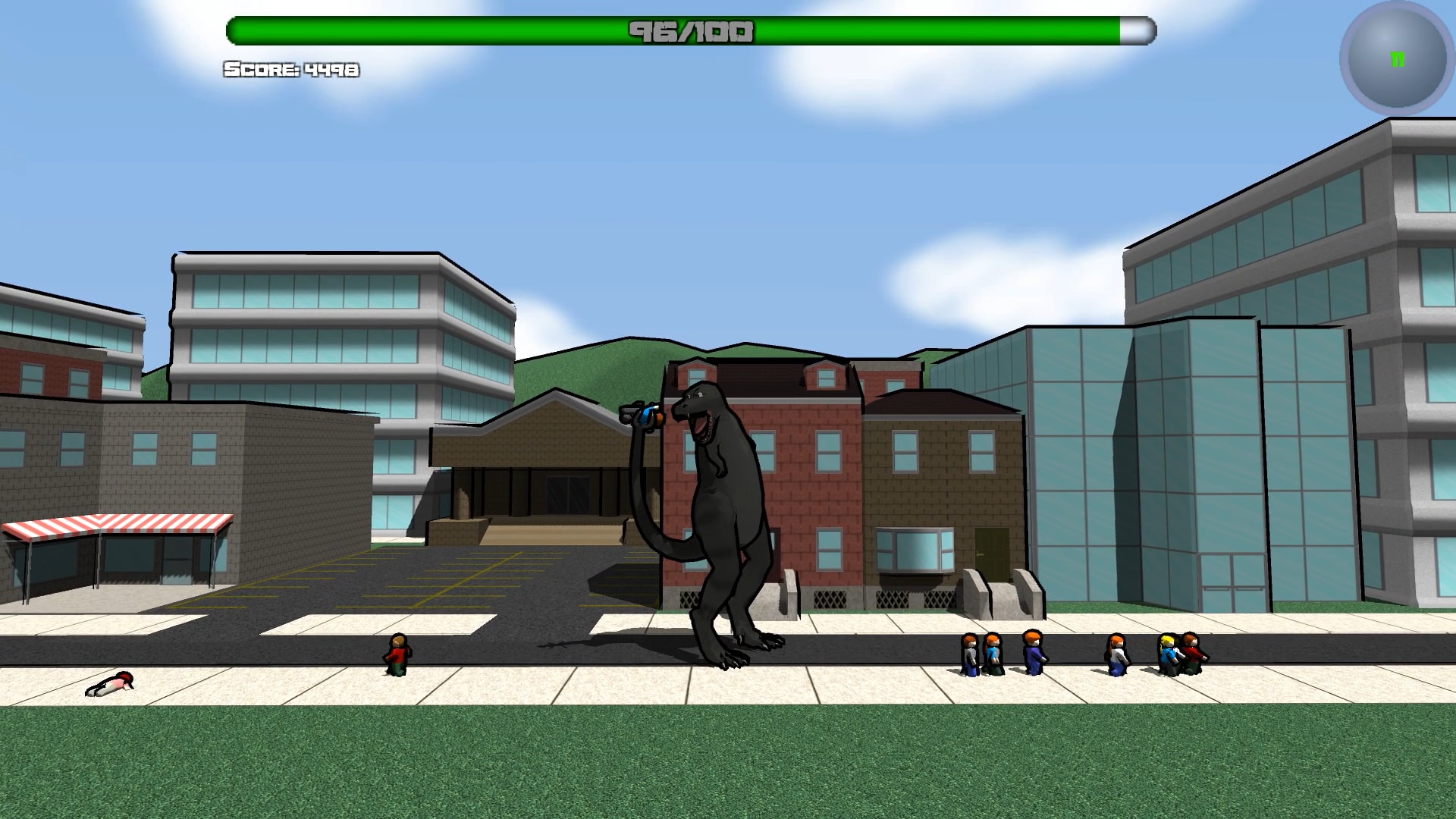 Attack of the Giant Mutant Lizard screenshot 7