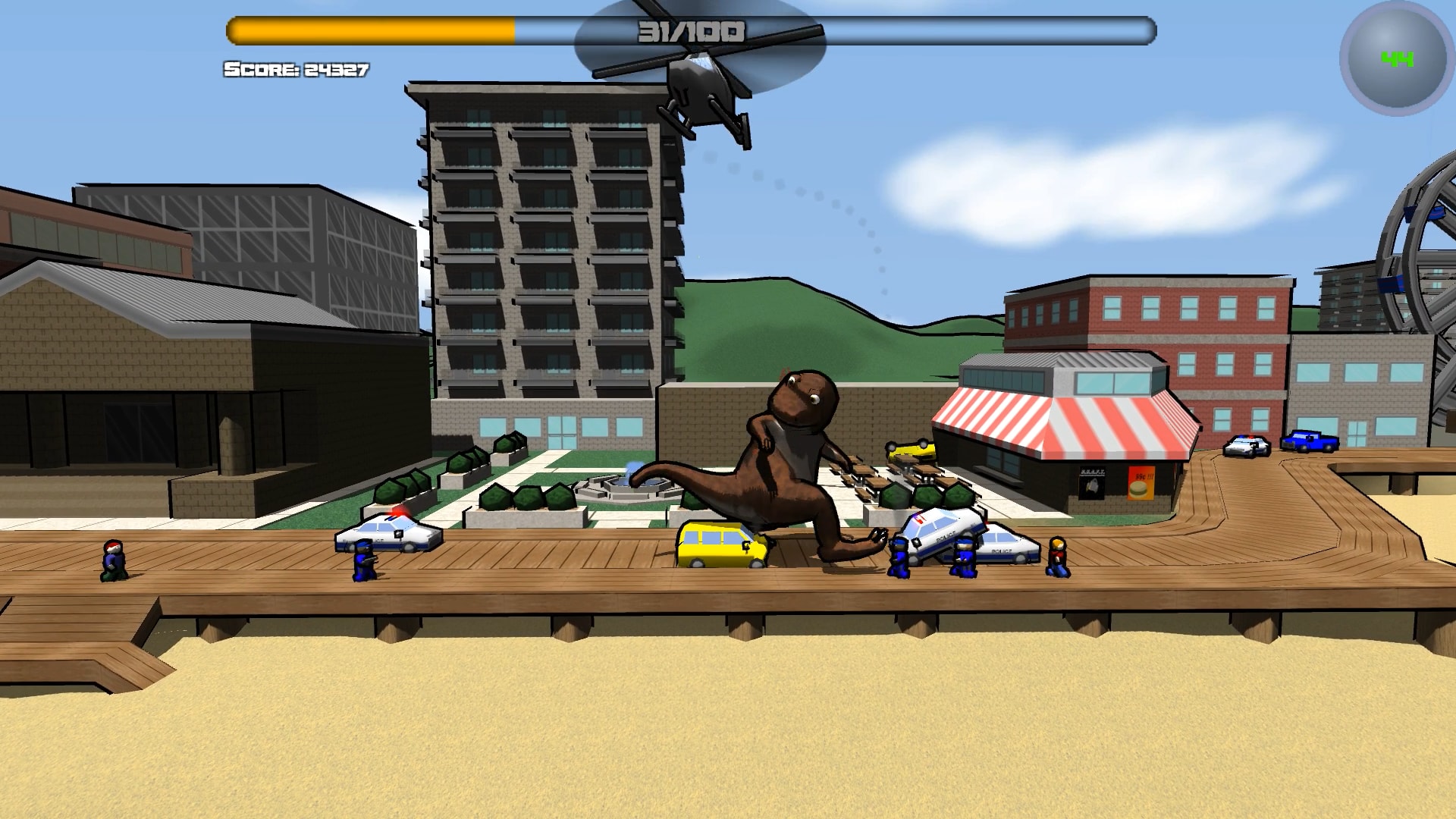 Attack of the Giant Mutant Lizard screenshot 3
