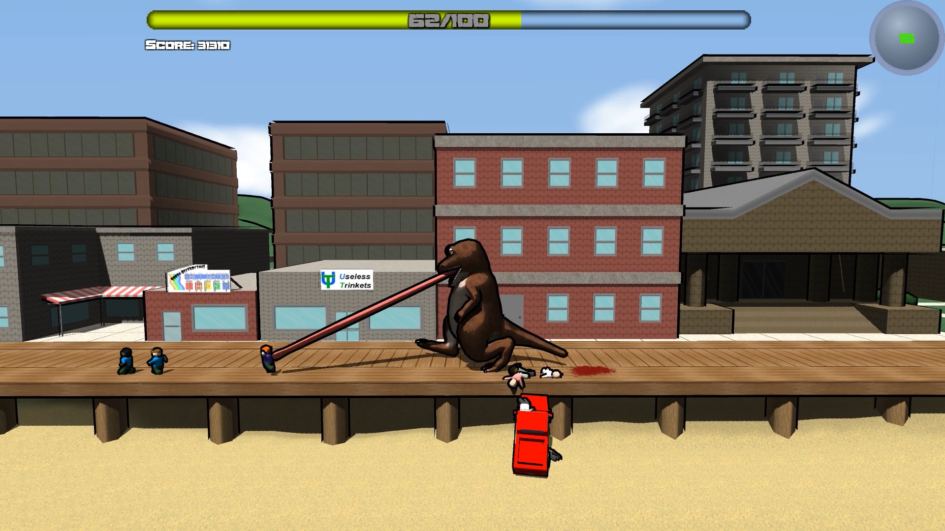Attack of the Giant Mutant Lizard screenshot 6