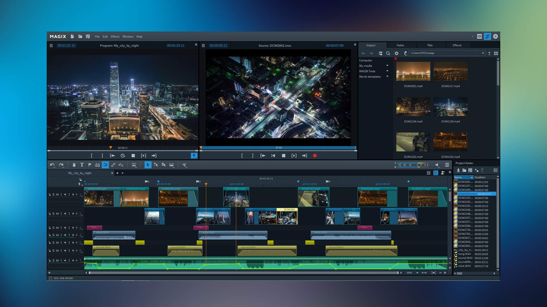 MAGIX Video Pro X8 Steam Edition screenshot 1