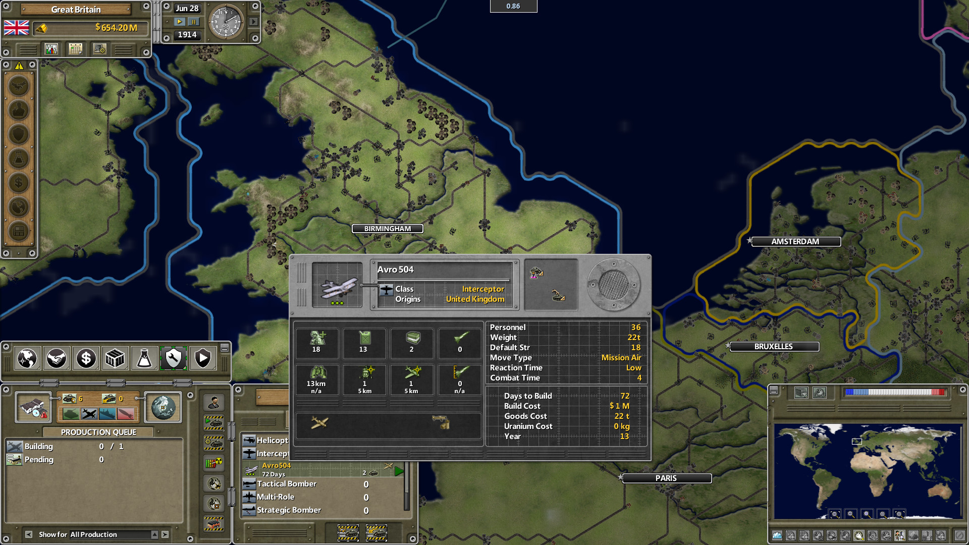 Supreme Ruler The Great War screenshot 3