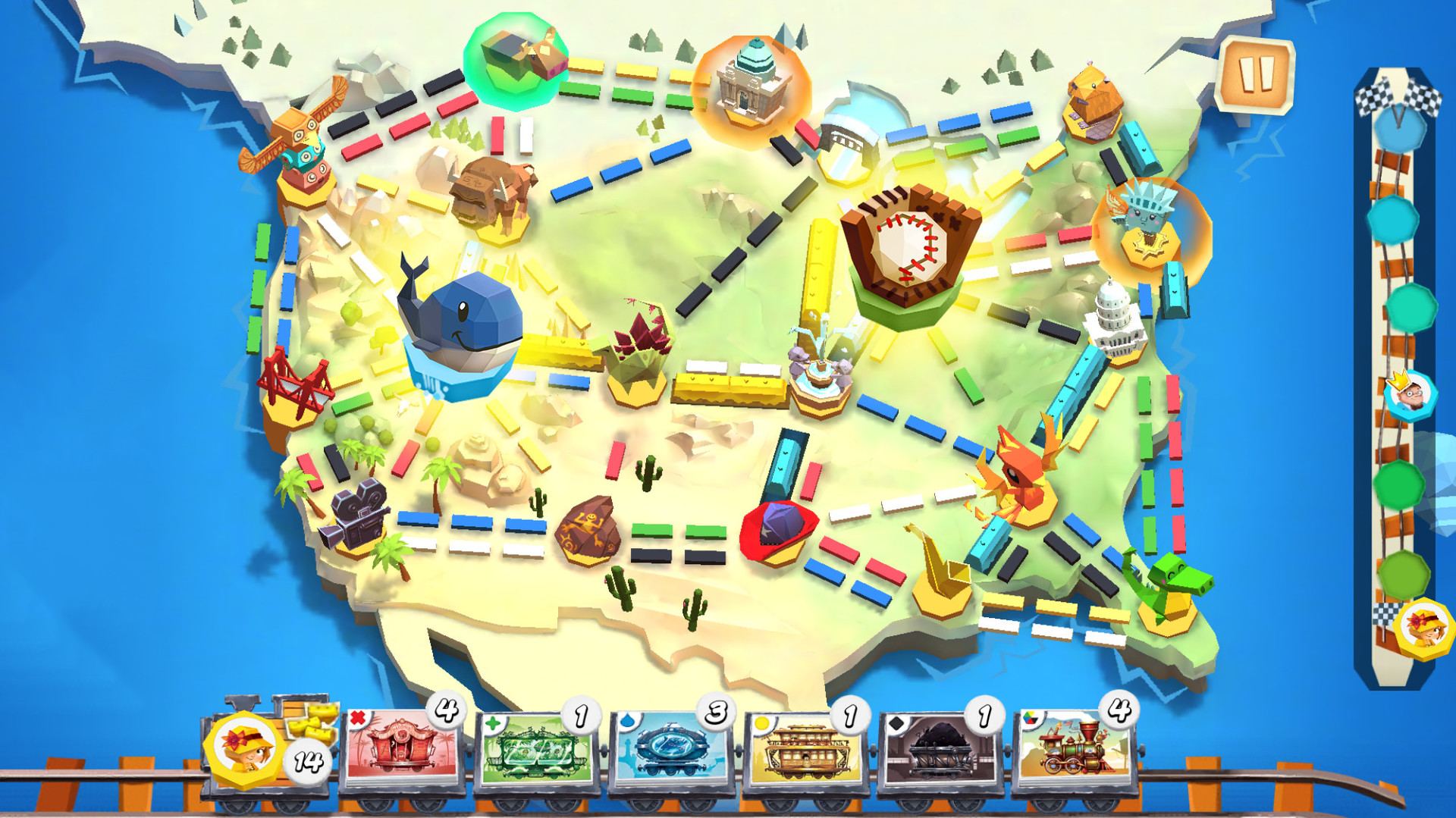 Ticket to Ride: First Journey screenshot 2