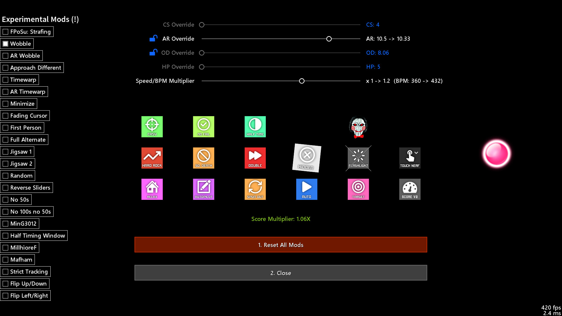 McOsu screenshot 6