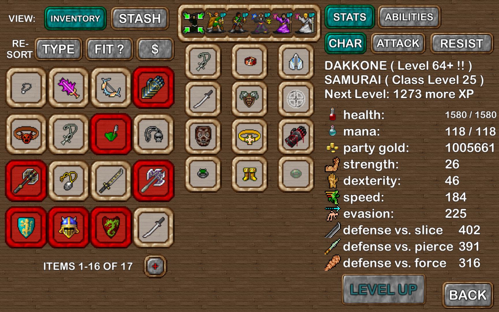 DUNGEONS OF CHAOS screenshot 1
