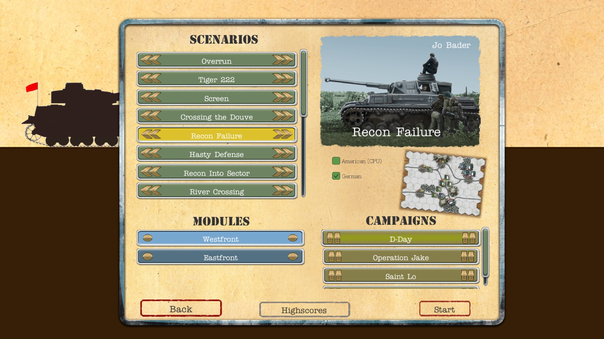 Tank On Tank Digital - West Front screenshot 2