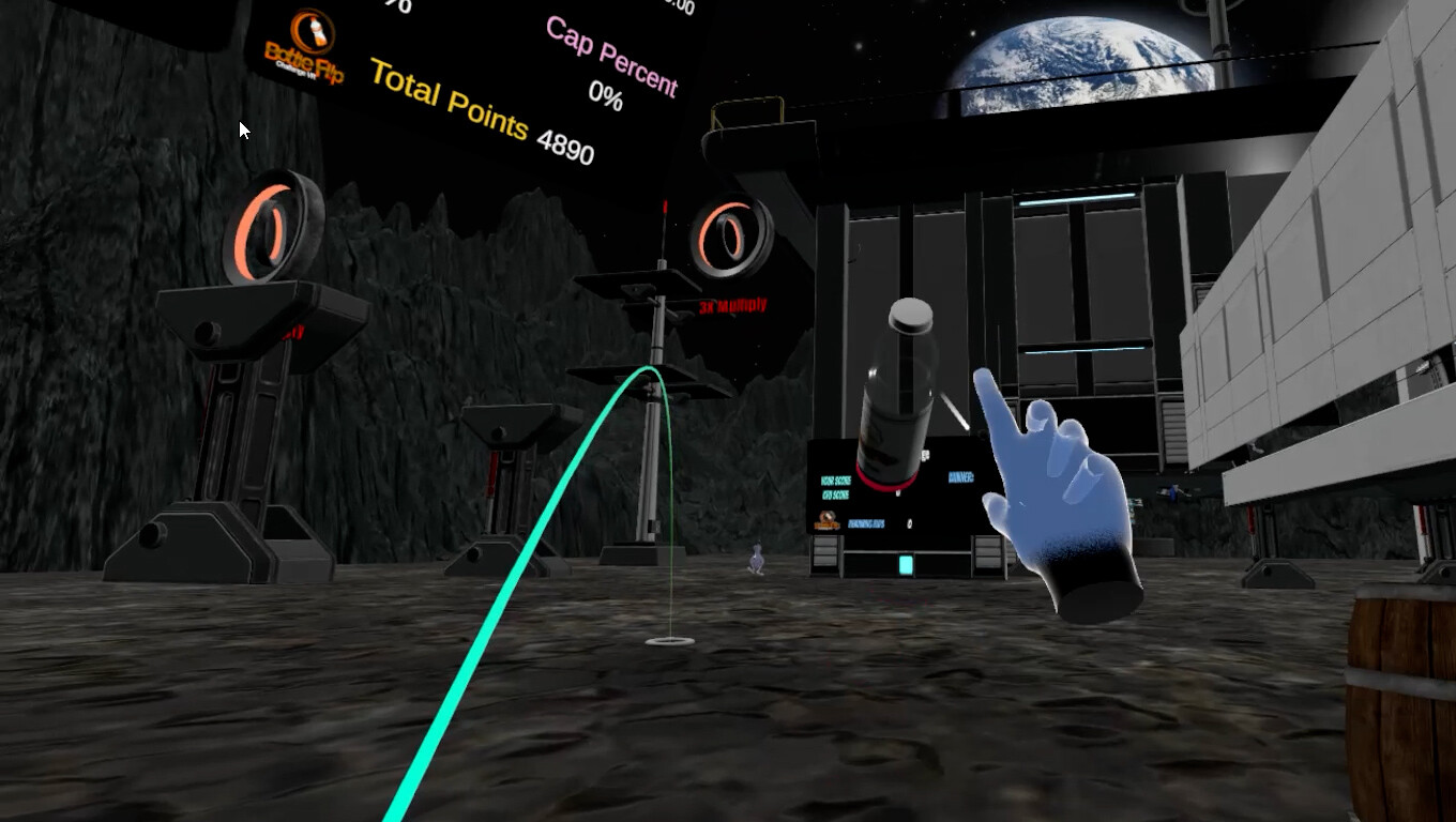 Bottle Flip Challenge VR screenshot 21