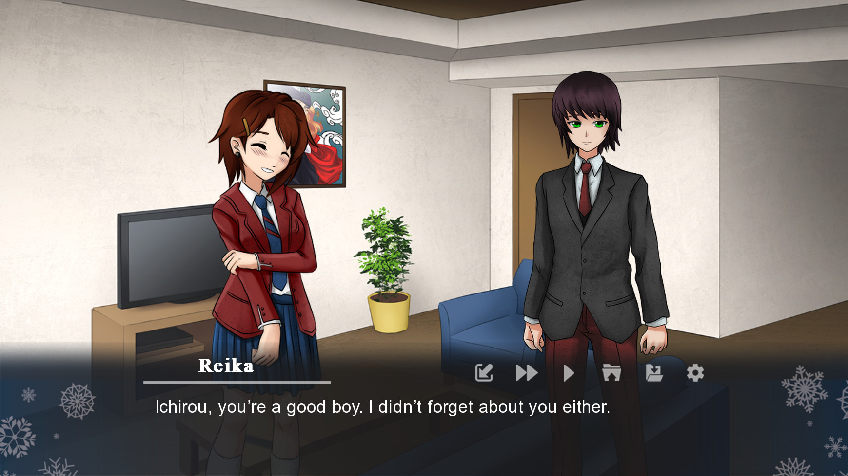 Winter's Empty Mask - Visual novel screenshot 5