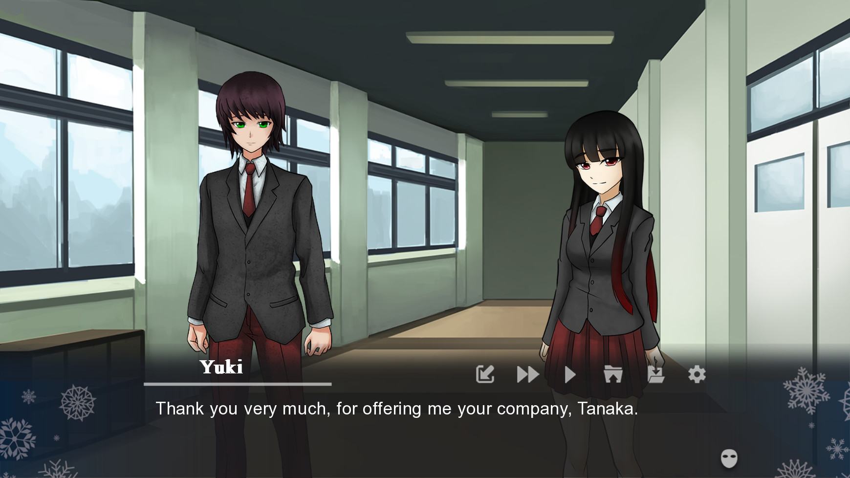 Winter's Empty Mask - Visual novel screenshot 4