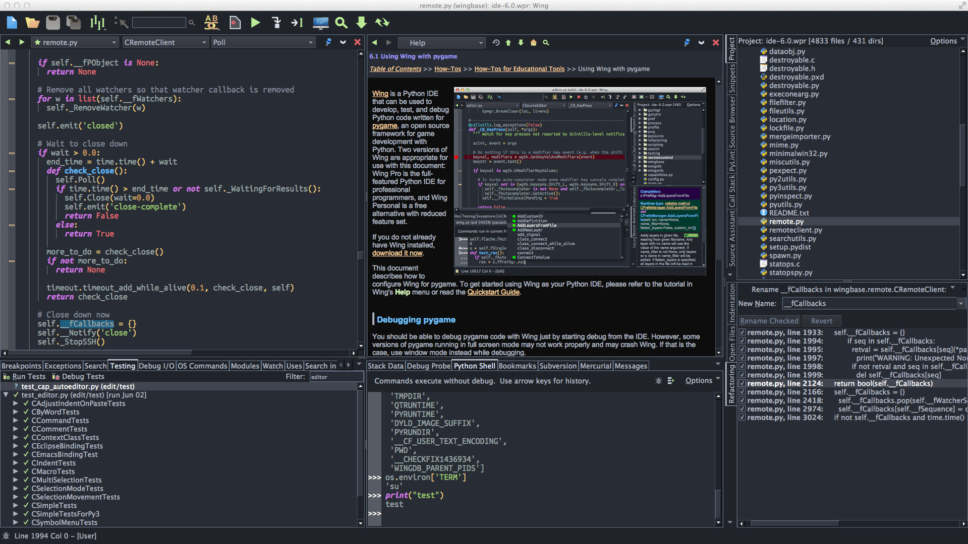 Wing Pro 6 screenshot 1