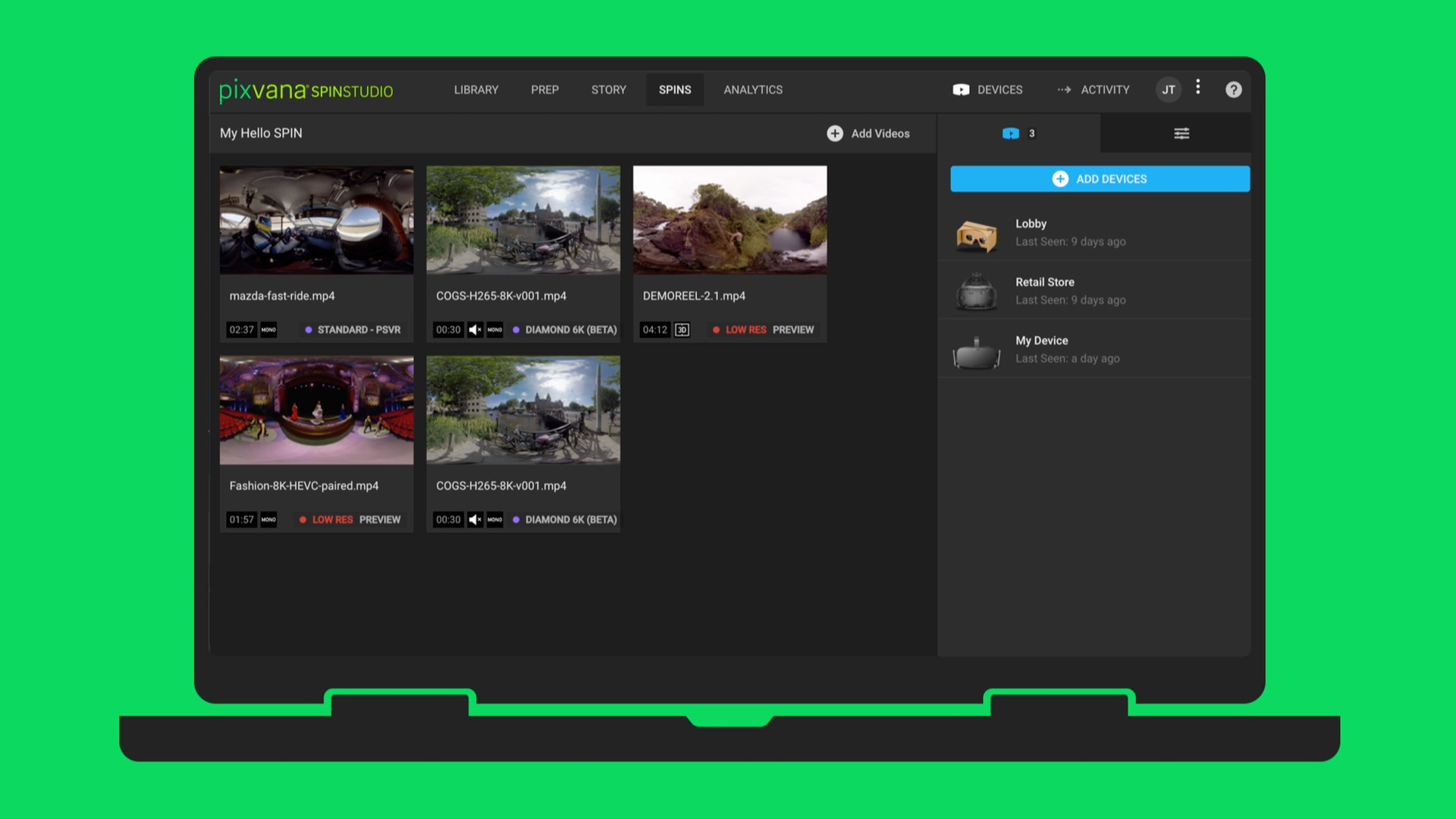 Pixvana SPIN Play screenshot 3