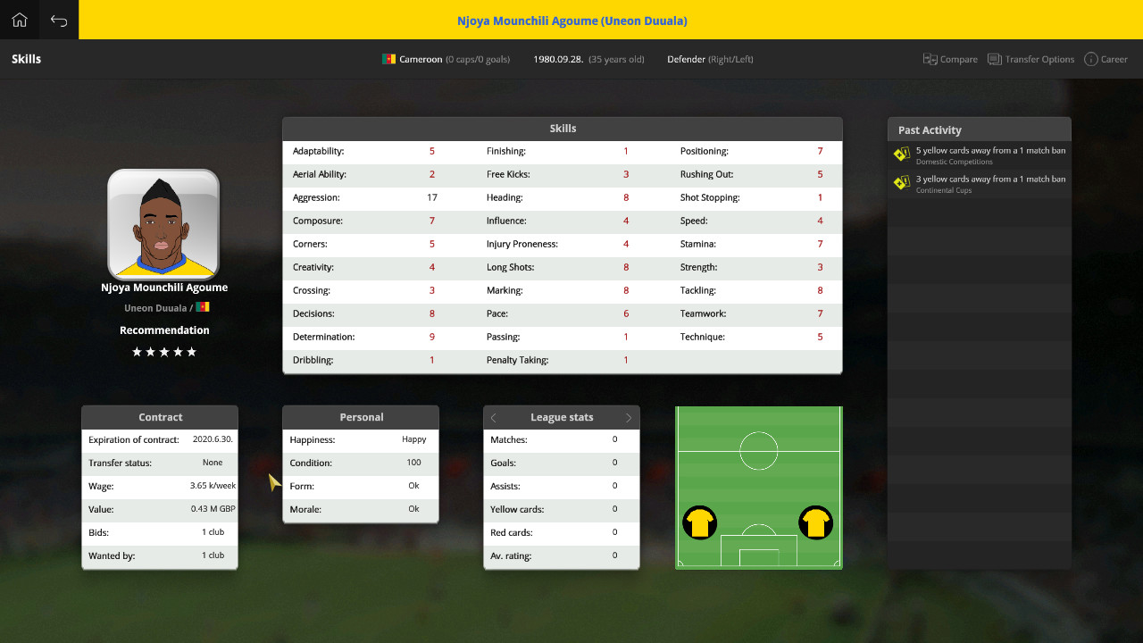 Global Soccer: A Management Game 2017 screenshot 12