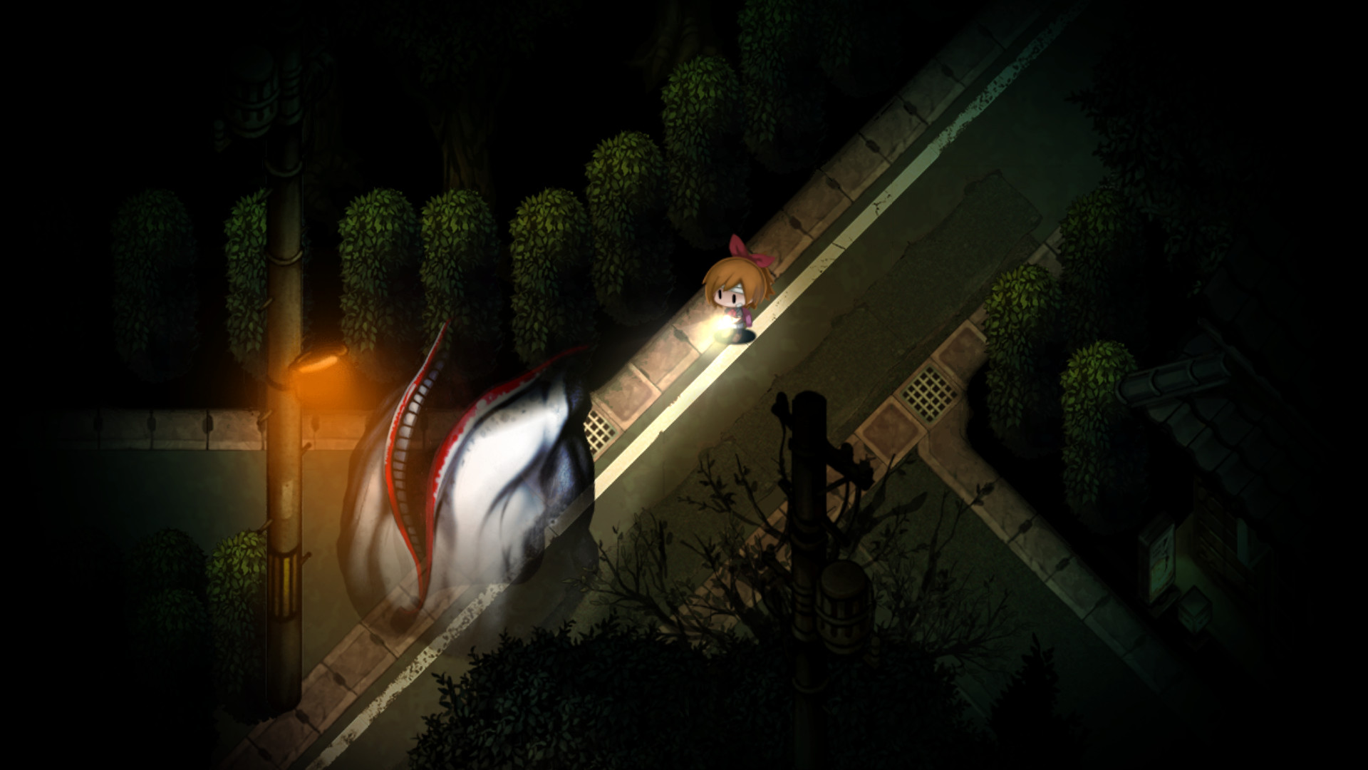Yomawari: Midnight Shadows screenshot 2