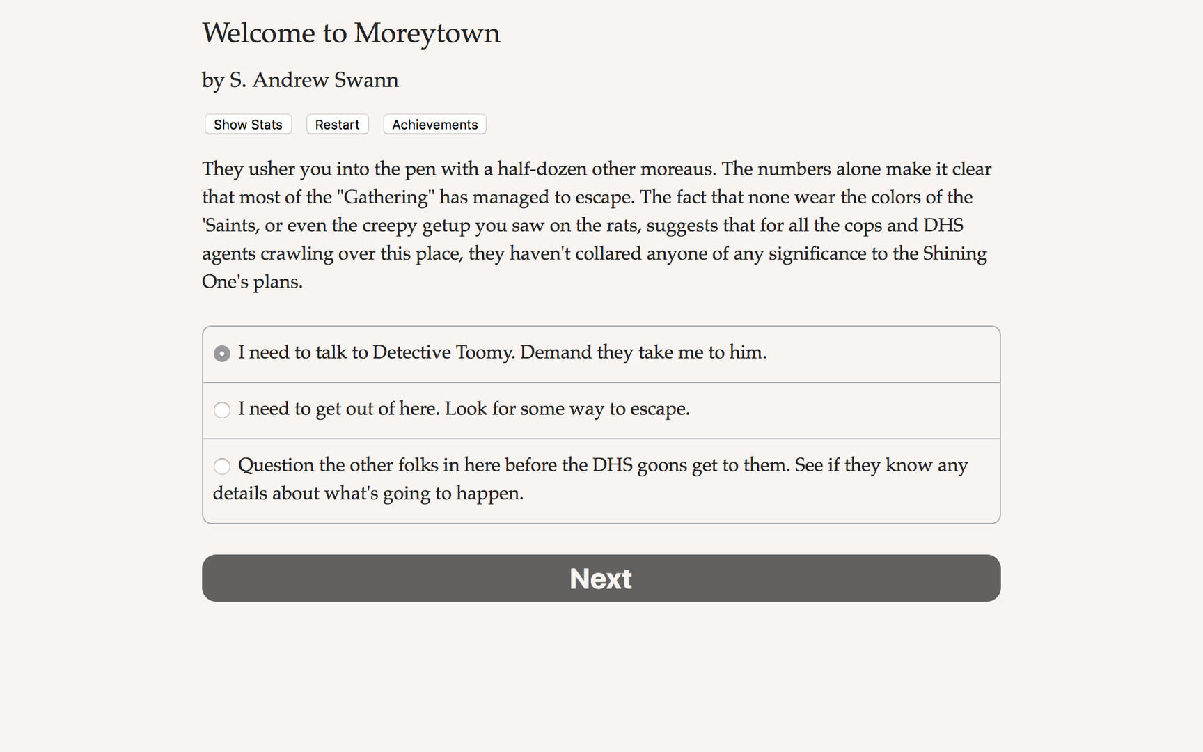 Welcome to Moreytown screenshot 2