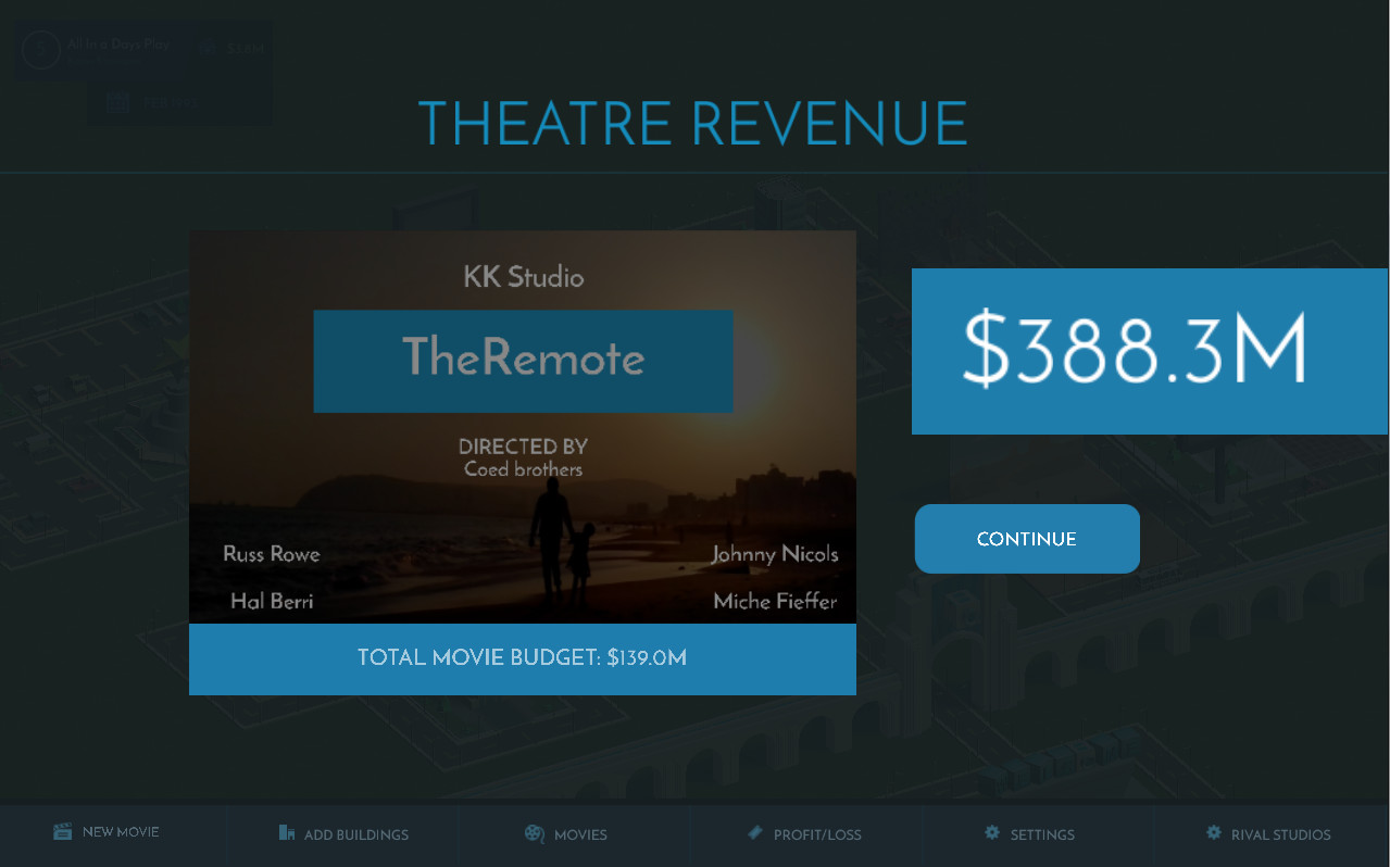 Movie Studio Tycoon screenshot 8