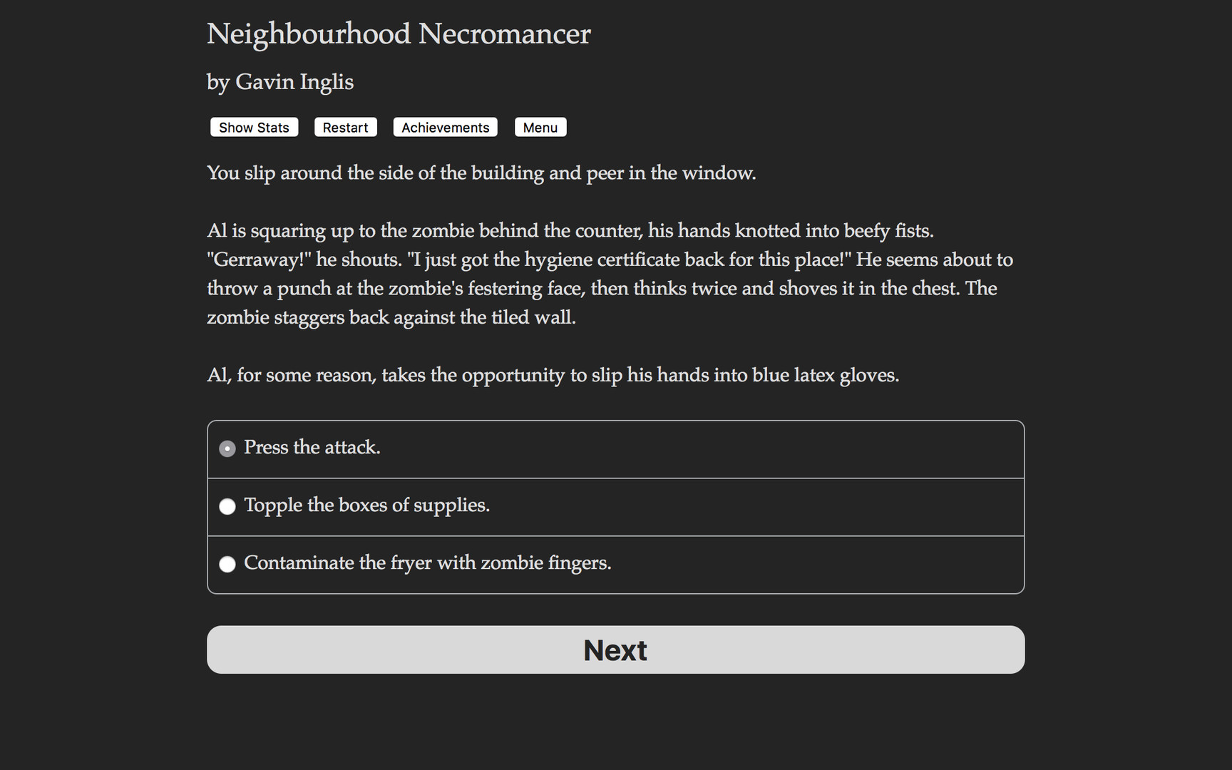 Neighbourhood Necromancer screenshot 2