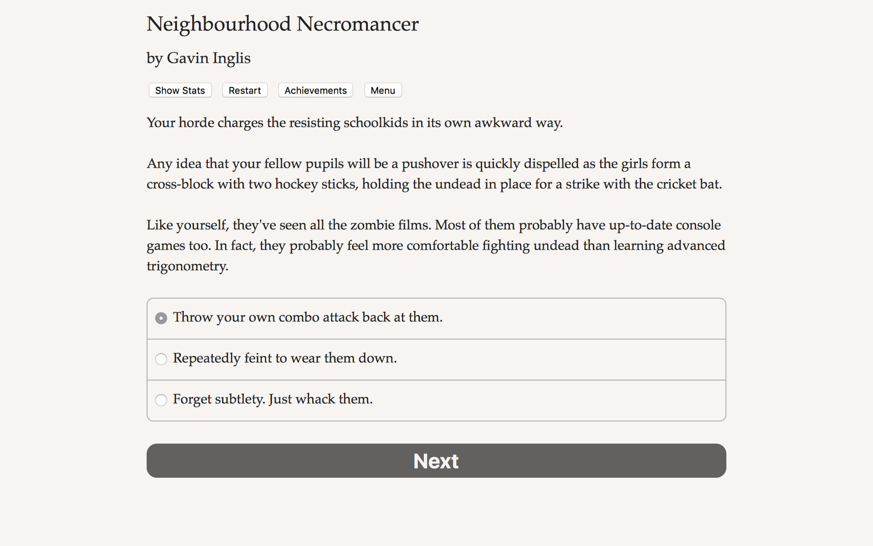 Neighbourhood Necromancer screenshot 3
