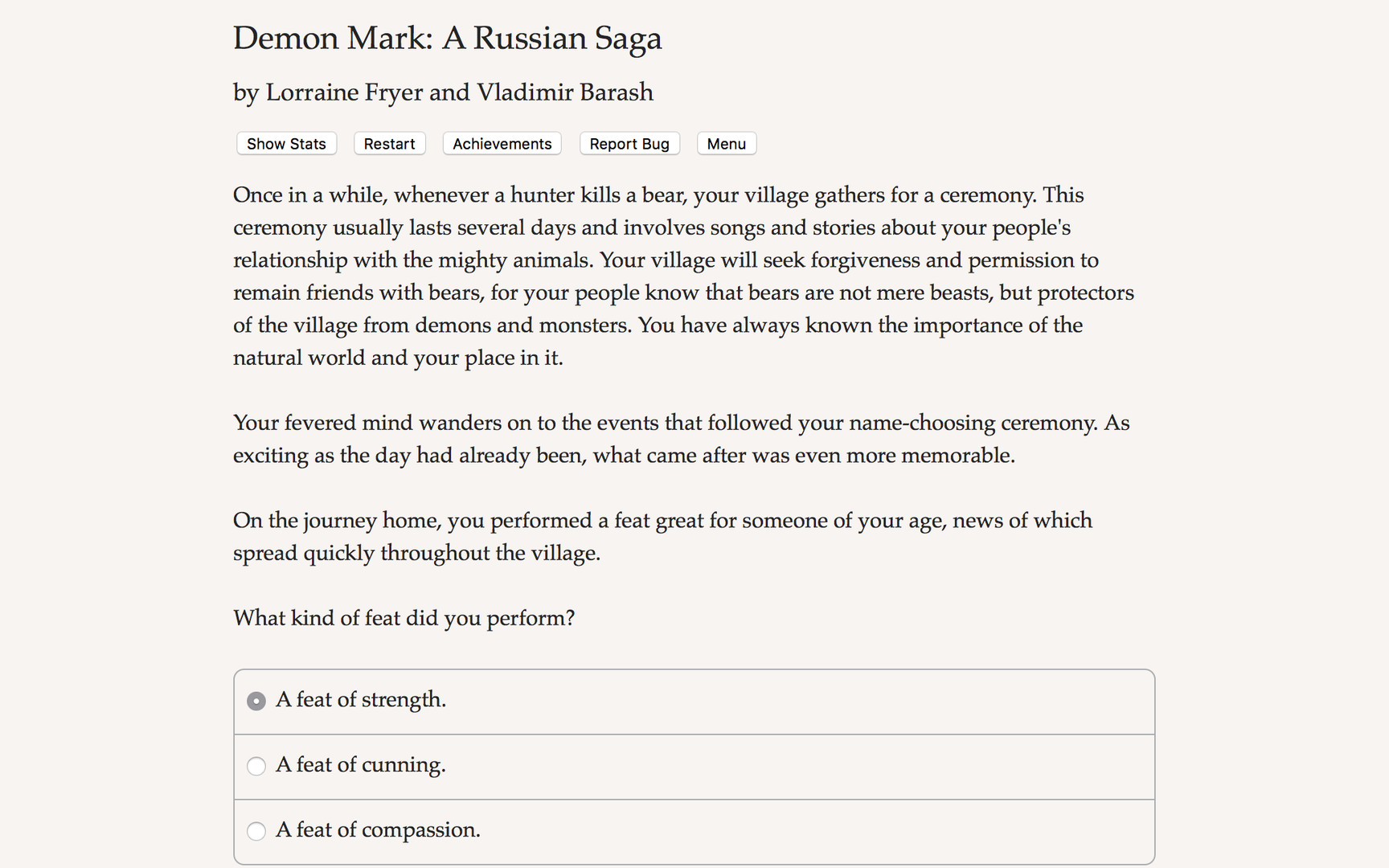 Demon Mark: A Russian Saga screenshot 1