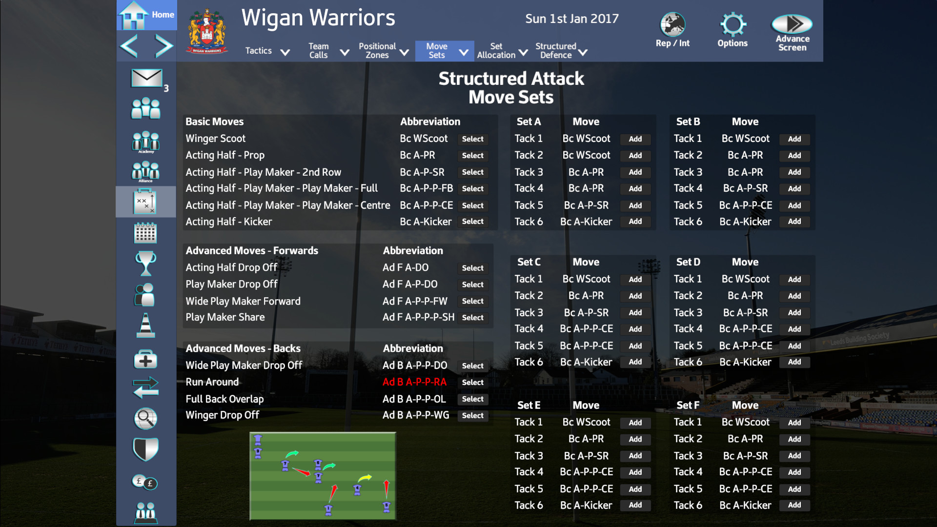 Rugby League Team Manager 2018 screenshot 12