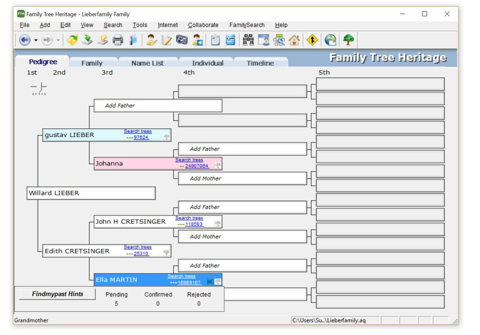 Family Tree Heritage™ Platinum 15 – Windows screenshot 5