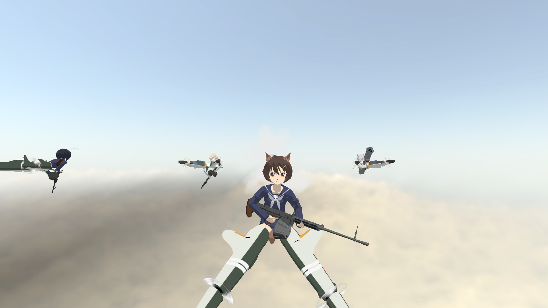 第502統合戦闘航空団 ブレイブウィッチーズ VR-Operation Baba_yaga-雪中迎撃戦 screenshot 1