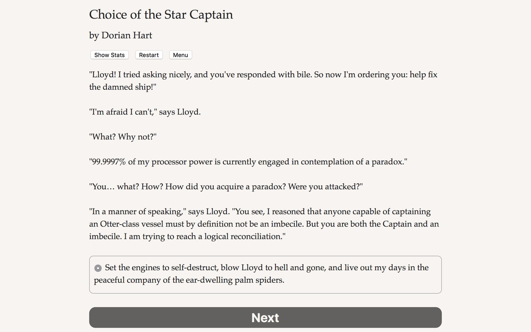 Choice of the Star Captain screenshot 3