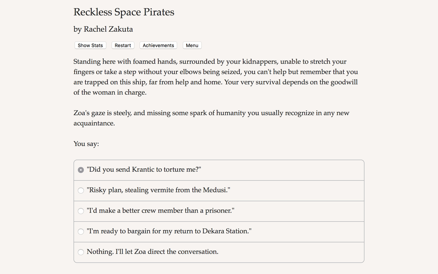 Reckless Space Pirates screenshot 1