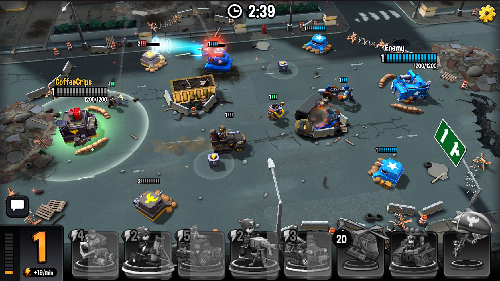 Mini Guns - Omega Wars screenshot 1