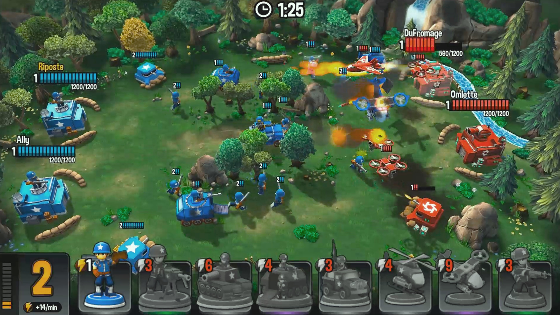 Mini Guns - Omega Wars screenshot 2