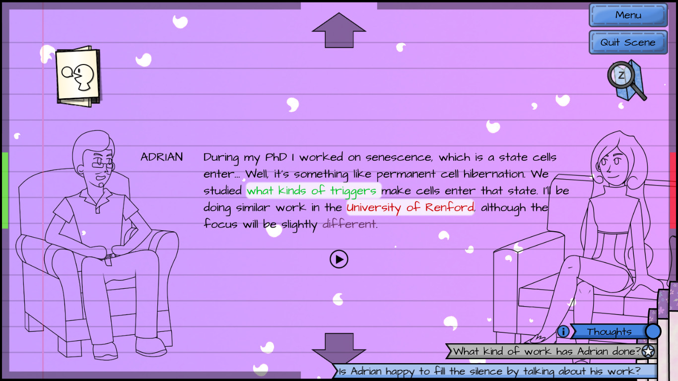 Dialogue: A Writer's Story screenshot 2